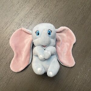 Disney Plush Elephant Toy - Gray and Pink